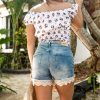 Muoti Perfect Jeans Shortsit | Mami Lace Farkkushortsit, Denim