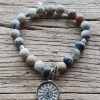 Muoti BYPIAS Korut | Shanti Buddha 10 Rannekoru, Picasso Jasper
