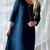 Muoti BYPIAS Pellavamekot | Miranda Pellavamekko, Navy
