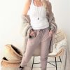 Muoti BYPIAS Joggerit | Bamboo Button Joggers, Taupe