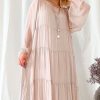 Muoti Bohemiana Silkki- Ja Viskoosimekot | Melanie Silkkisekoitemekko, Ivory