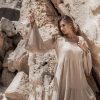 Muoti Bohemiana Puuvillamekot | Tracie Puuvillamekko, Beige