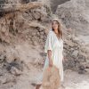 Muoti Bohemiana Silkki- Ja Viskoosimekot | Amelia Viskoosimekko, Beige