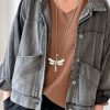 Muoti Bohemiana | Demi Cropped Takki, Harmaa