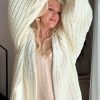 Muoti Bohemiana Neuleet | Frida Neuletakki, Luonnonvalkoinen