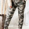 Muoti Perfect Jeans Joggerit | Camouflage Joggers, Beige