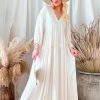 Muoti Bohemiana Silkki- Ja Viskoosimekot | Cannes Viskoosimekko, Beige
