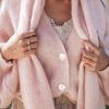 Muoti BYPIAS Huivit | Fluffy Huivi, Soft Pink