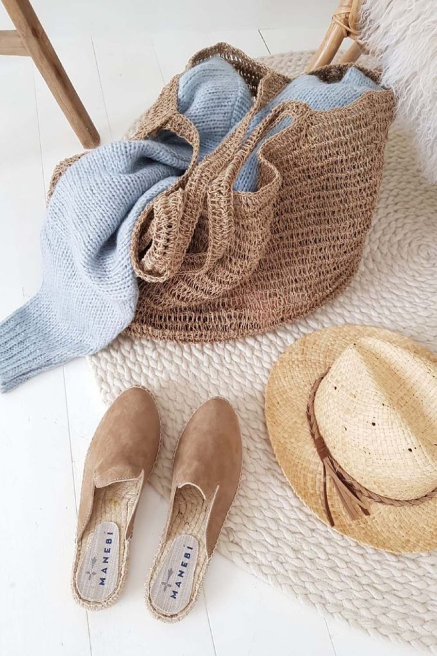 Muoti Manebi Espadrillot | Hamptons Pistokkaat, Vintage Taupe