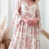 Muoti Bohemiana Silkki- Ja Viskoosimekot | Provence Viskoosimekko, Rose Toile