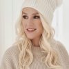 Muoti BYPIAS Hatut | Pom-Pom Pipo, Off White