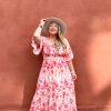 Muoti Bohemiana Silkki- Ja Viskoosimekot | Meryl Viskoosimekko, Hibiscus