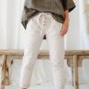 Muoti Perfect Jeans Joggerit | Perfect Joggerit Buttons, Beige