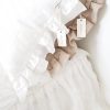 Koti Ja Sisustus BYPIAS | Shabby Pellavatyynyliina, Valkoinen