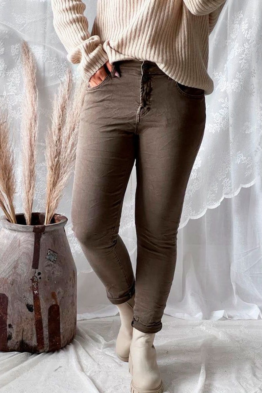 Muoti Perfect Jeans Farkut | Must Have Farkut, Taupe