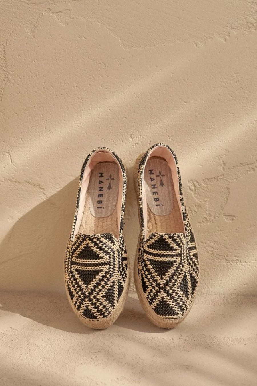 Muoti Manebi Espadrillot | Yucatan Espadrillot, Natural/Musta