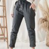 Muoti Perfect Jeans Joggerit | Perfect Joggerit Buttons, Tummanharmaa